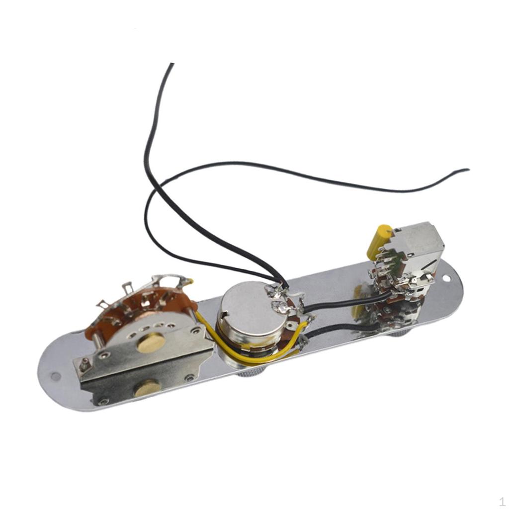 Circuit Board Tone Switch Knobs Volume Wiring Harness Parts Control Plate