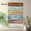 Handgefertigtes Holzbrett Inspirierendes Hängeschild, Sommer Surfen Kinder Positives Zitat Wandplakette, Café Innendekoration Bauernhaus Schnurschild für