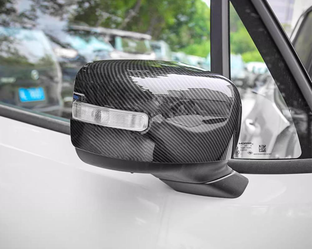 Car Rearview Mirror Protector Cover Left Right Side Door Wing Mirror Cap for Jeep Renegade 2016-2026 Auto Exterior Accessories