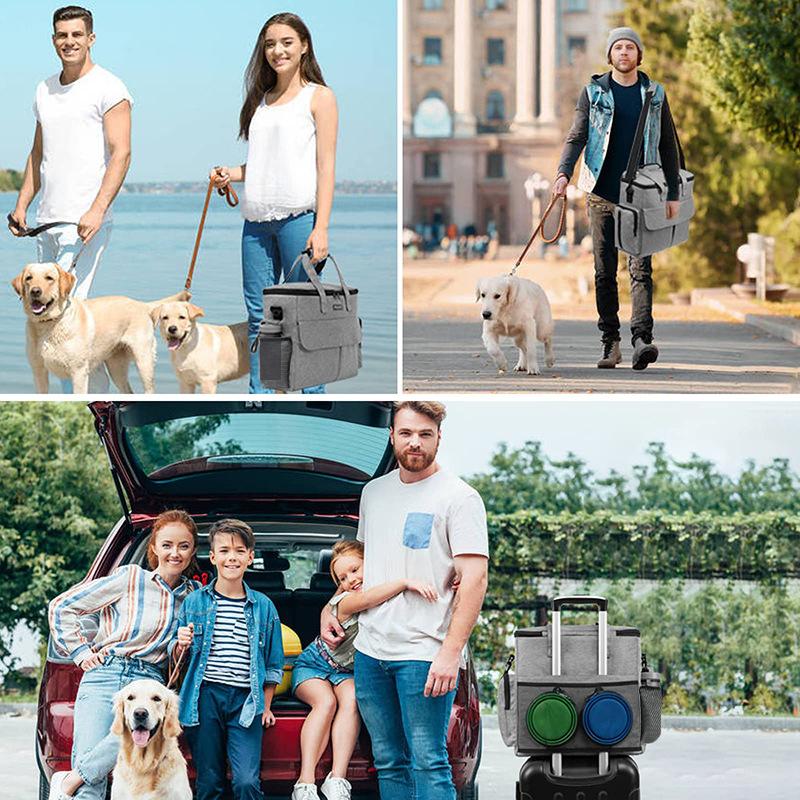 Pet Cat and Dog Backpack, Portable Snack Bag, Dog Outing Bag, Food Storage Bag, Tool Toy Storage Bag