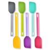 Heat-Resistant Silicone Spatula for Baking and Cooking Includes Butter Mixer and Cake Scraper Utensil Set
