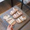 Girls’ Sandals, Summer New Arrival, Soft-Soled Children’s Princess Shoes, Korean Style Bowknot, Open-Toe Kids’ Beach Shoes