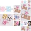 Stylish Anime Cartoon Print Wallet Mini Card Holder Easy Snap Closure Gender-neutral