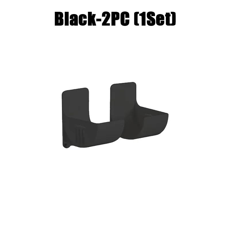 

Self-Adhesive Trash Bags Holder Wall Mounted Storage Racks Container Kitchen Garbage Bags Organizer Rack Dispenser Shelf Black-2Pcs(1 Set)