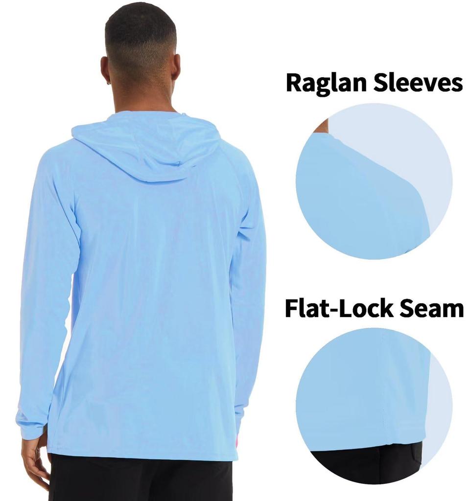 New Cross-Border Hooded Sports Sweatshirt: Running, Training, Fitness, and Casual Sun Protection Wear