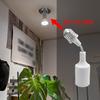 E26 to E26 angled socket adapter for lights and downlights, 150W6A125V, made with PBT flame-retardant material, heat resistant up to 140℃, 1.5kg