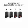 ABS Carbon Car Key Case For Toyota Prius CHR Aygo Corolla Yaris RAV4 Camry Land Cruiser Highlander Prado Auris Avalon Accessorie