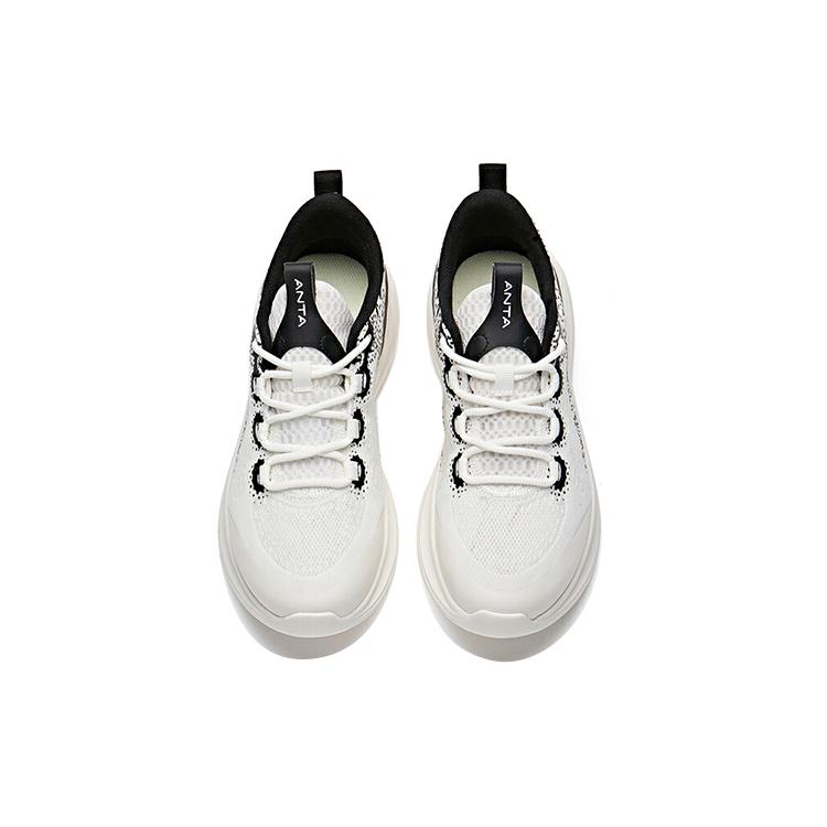Anta Training Shoes Women's Low Top Ivory White/Black 122127758-1