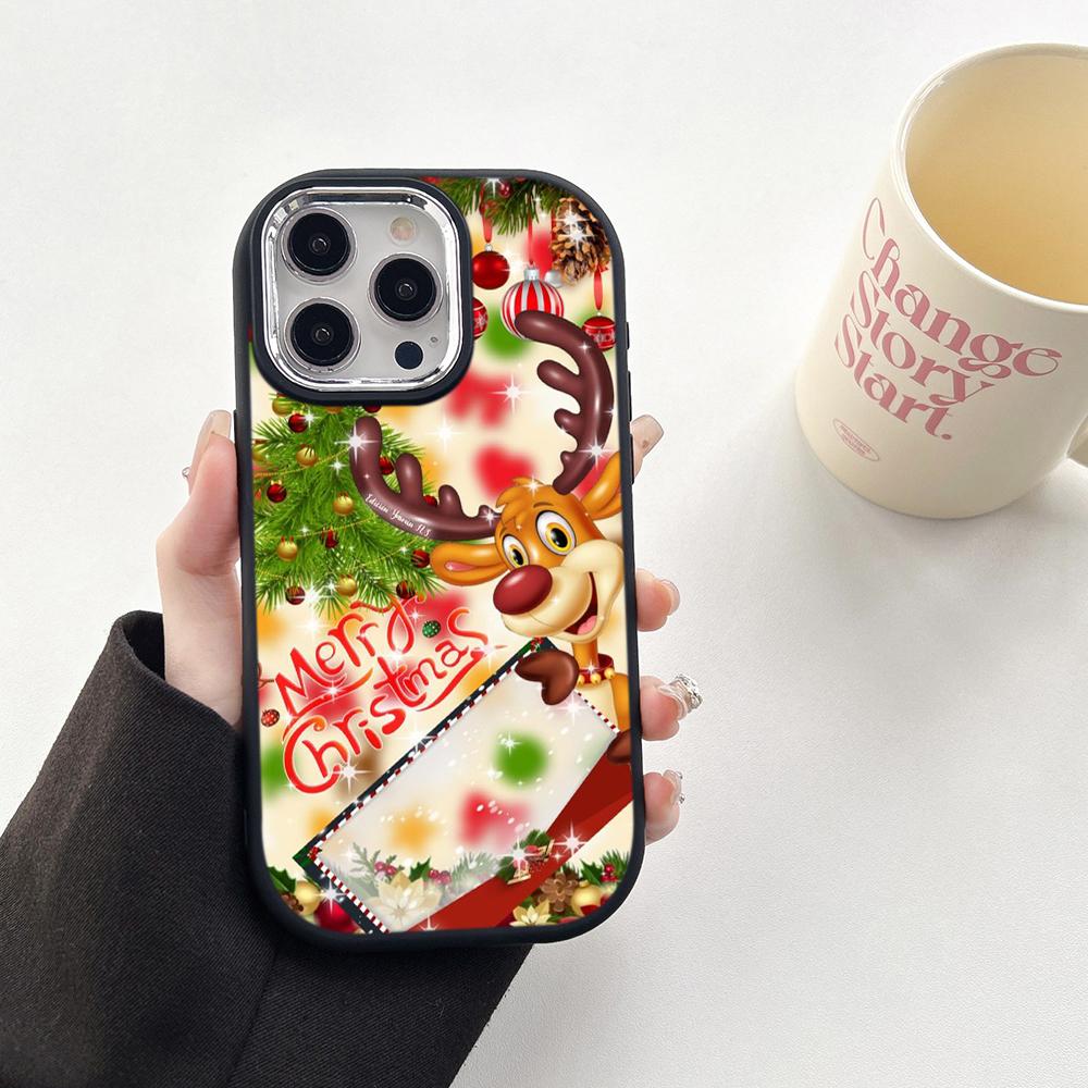 N107 Happy New Year Christmas art Soft Phone Cases для Samsung S24 S23 Plus A15 A35 A54 — фото 9