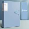 1 A4 File Folder with 60 Transparent PP Plastic Bags - High Transparency, Durable Ring Binder, Label-free System,