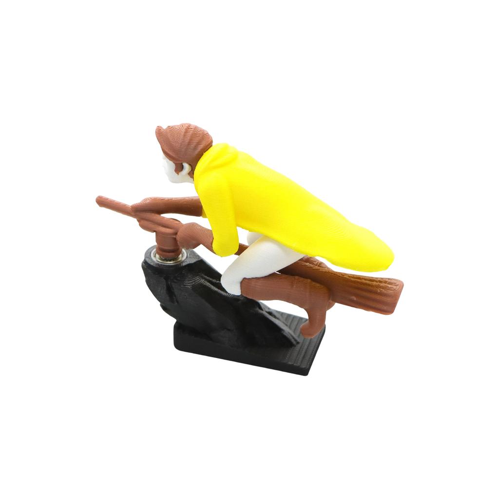 Hexe und Auto Drift Dekoration Ornament