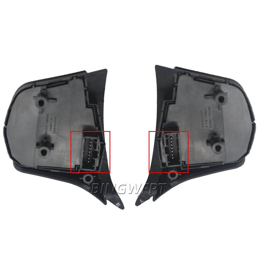 For Kia RIO 5DOORS 2012-2015 Year Steering Wheel Buttons Car Switches Controller Volume Music with Backlight