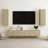 VidaXL TV Furniture Set, 5 Pcs Sonoma Oak Chipboard