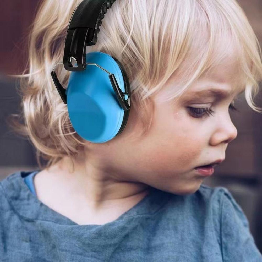 Adjustable Ear Protector Head Mounted Ear Defenders Anti-Noise Earmuffs  Kids Protection