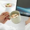 Morandi Color Speckled Ceramic Espresso Cup - Frosted Cappuccino/Small Water Pottery for Cafe or Restaurant