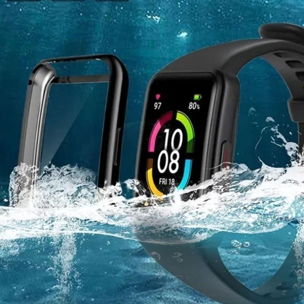 Watch Screen Protector Universal Flexible TPU Watch Screen Full Wrap Case for Honor Band 6 for Huawei Band 6 7 6Pro