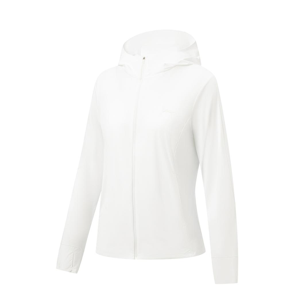 Li Ning Fitness Serie Kapuzenpullover Logo Stickerei Reißverschluss Fitness Windjacke Damen Oberbekleidung AFDW462-2