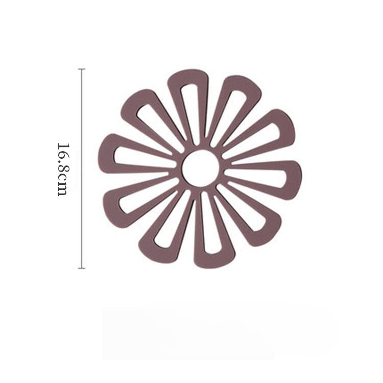 

Нескользящий коврик для чашки чая, креативный утолщенный коврик для стола, изоляционный коврик для стола, коврик против ожогов, коврик для миски с цветочным узором