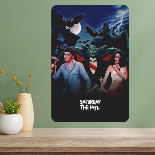 Saturday the 14th Classic Movie Metal Poster Sign 20x30cm(7.8x11.8inch)