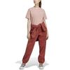 adidas T-shirt da Donna Rosa HT1113 con Logo Monocolore, Vestibilità Ampia, Girocollo, Manica Corta - Collaborazione X Stella McCartney