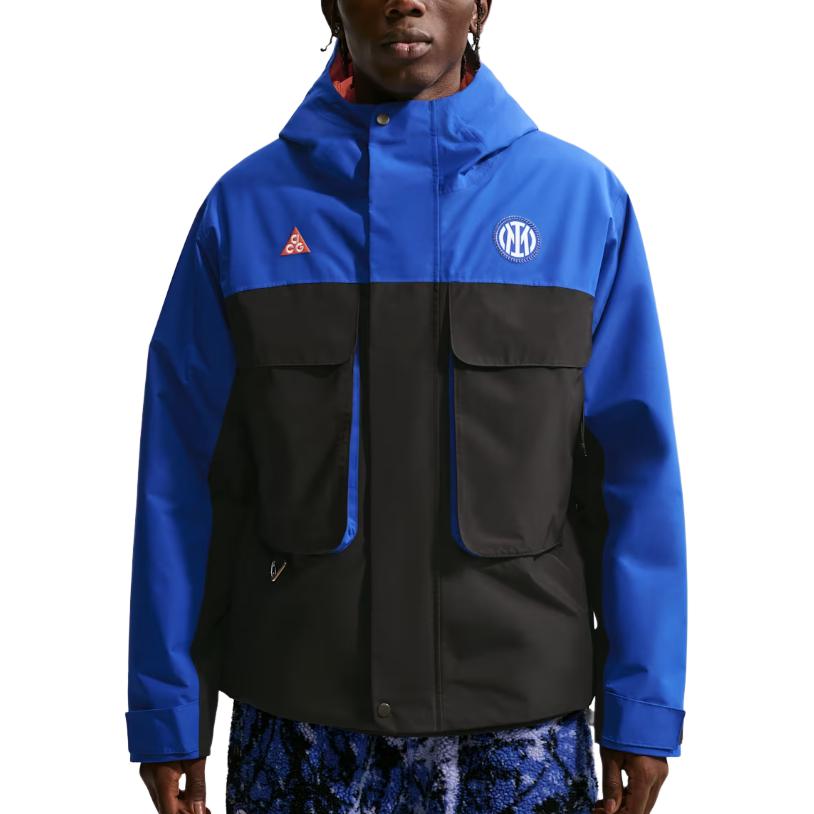 Nike Men's Inter Milan Primaloft® Skull Peak Se Acg Storm-Fit Football Windbreaker Zip-Up Hooded Jacket Jackets Ib3848-413 Cm