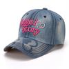 Cowboy Hat Women's Spring Korean Style Letter Cap Fashion Versatile Student Baseball Cap Sun Protection Sun Hat