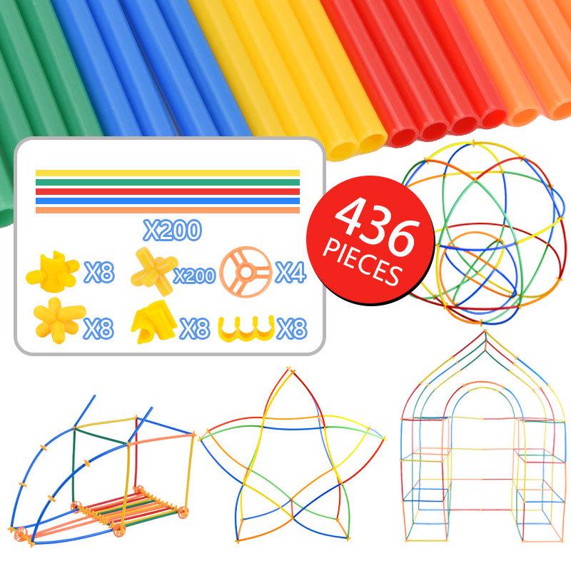 4D Soft Tube Building Blocks: Creative Toys for Kids