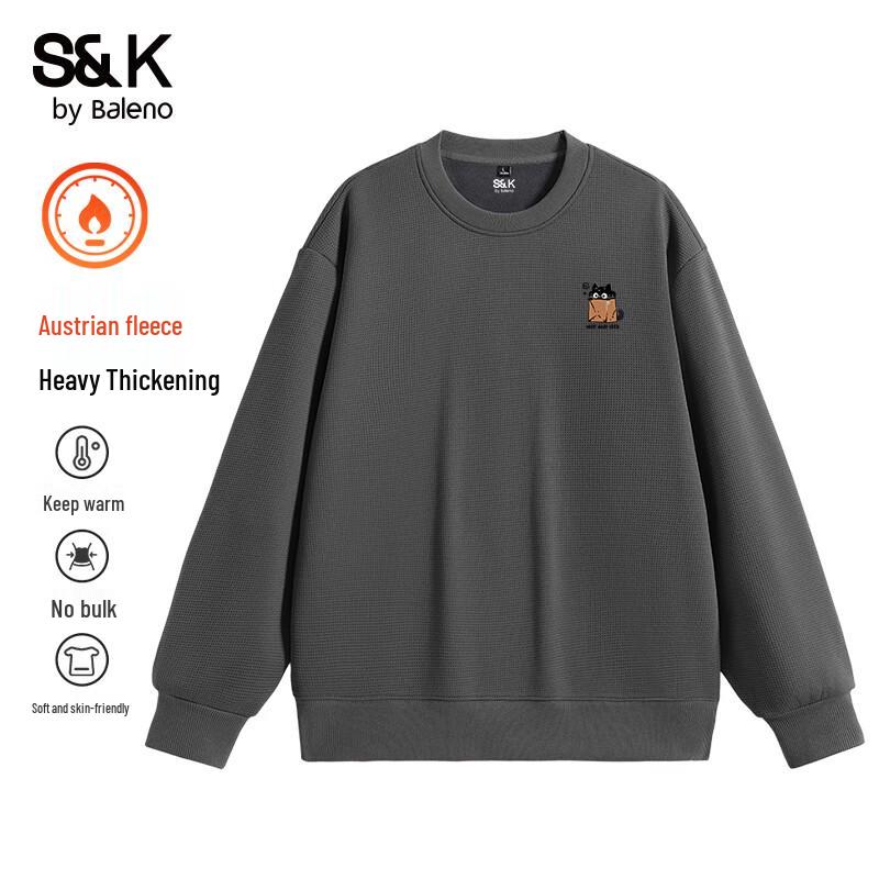 

Baleno Men s S&K Series Plush Fleece Crewneck Sweatshirt L