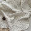 Baby Blanket Floral Soft Cotton Muslin Newborn Swaddle Wrap Receiving Blanket Quick Dry Bath Towel Baby Stroller Cover