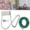 Stainless Steel Garden Hose Holder Wall Mount Water Hose Hanger Water Hose Holder for Outside Yard