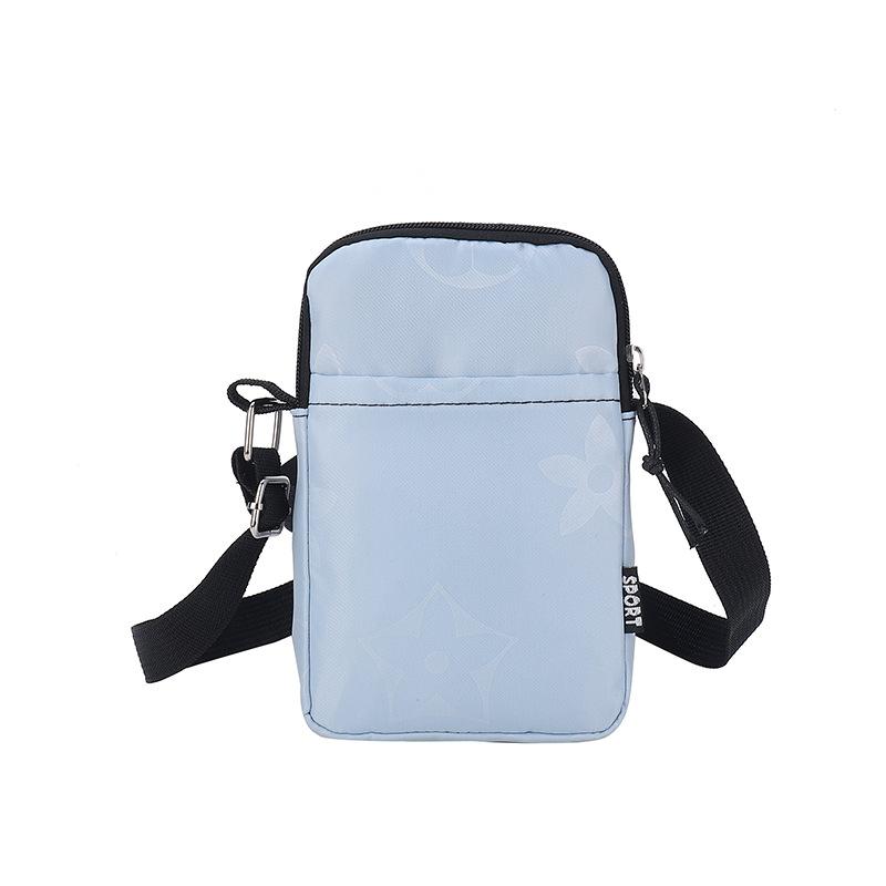 One Shoulder Crossbody Mini Mobile Phone Cloth Bag Travel Shopping Vertical Neck Portable Wrist Change Bag Versatile