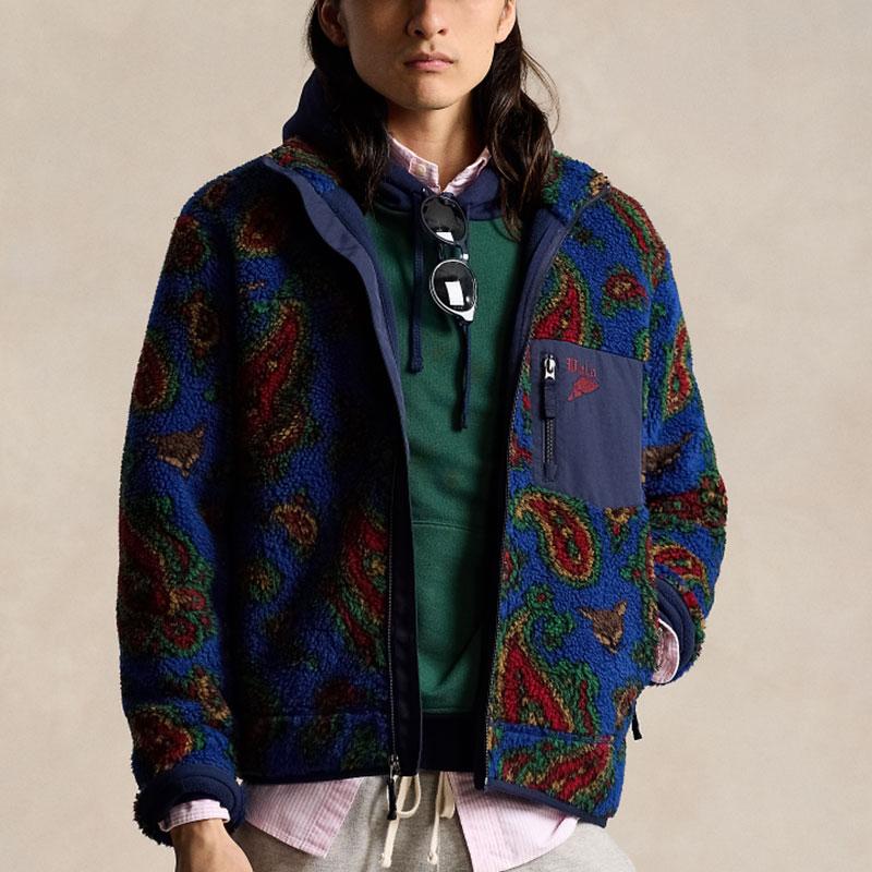 Polo Ralph Lauren Paisley Print Fleece Jacket MNPOKNI16823760-410
