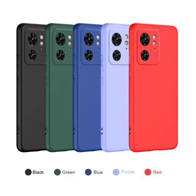 Huidachtig vloeibaar siliconen hoesje voor Motorola Edge 50 40 30 Neo Edge 50 Fusion Voor Moto G84 G85 G35 G34 G32 4G 5G Achterkant