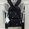Zaino Scolastico Ragazza Semplice Versatile Zaino Studente Universitario Studente Scuola Media Zaino Carino Ricamato con Fiocco Zaino da Viaggio