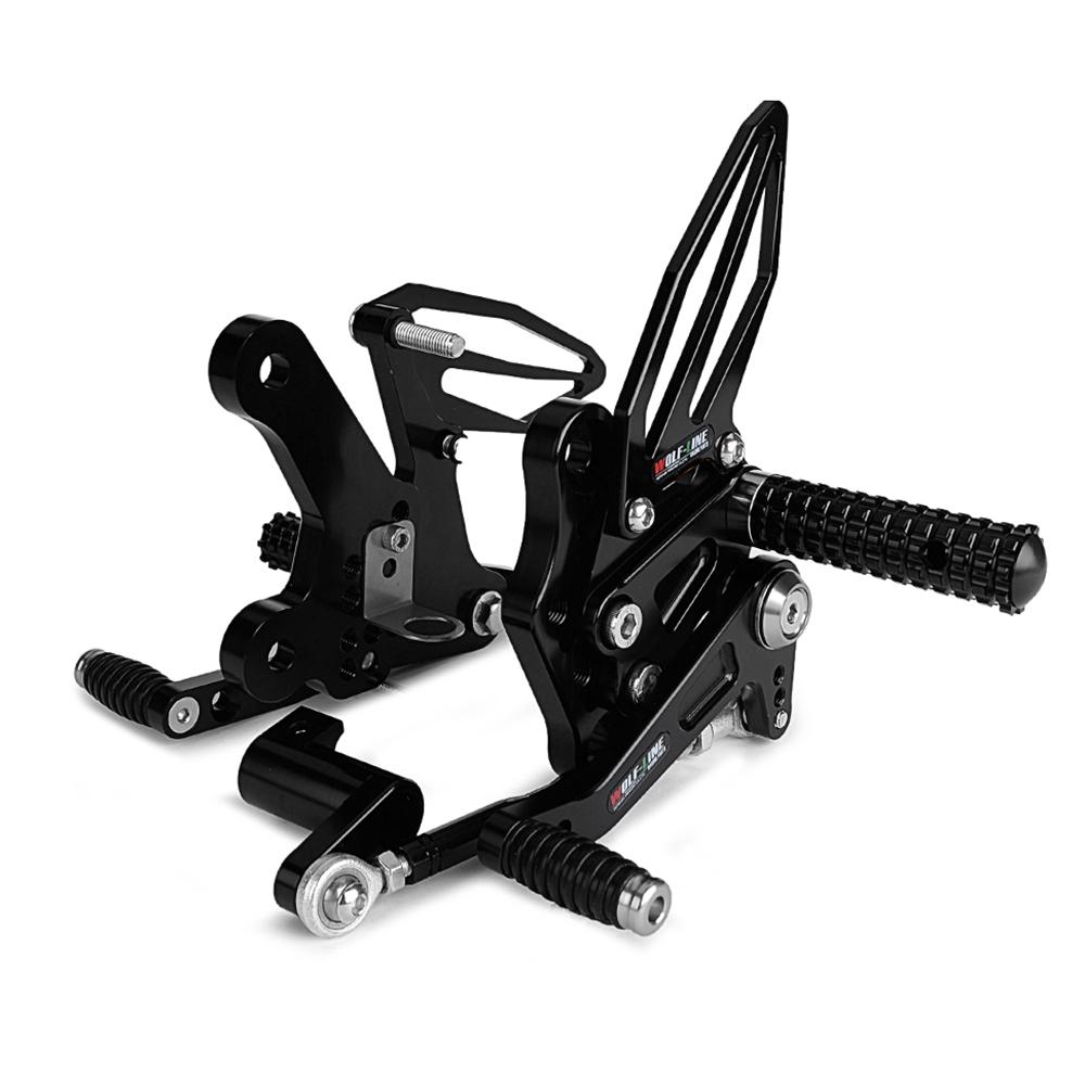 Adjustment Rider Motorcycle Footrests Rearset Rear Footpeg Foot Rests For Kawasaki Ninja 400 Z400 2019-2023 Ninja400 Ninja 250