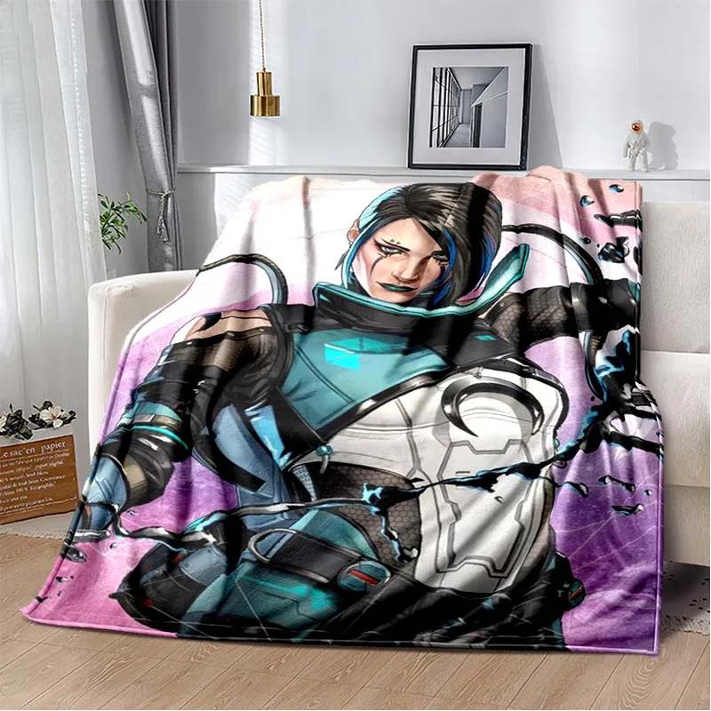 Apex Legends Gamer Cartoon Blanket Flannel Soft Warm Plush Throw Blanket Bedroom Living Room Bed Sofa Picnic Cover Boy Gift 75cmx90cm