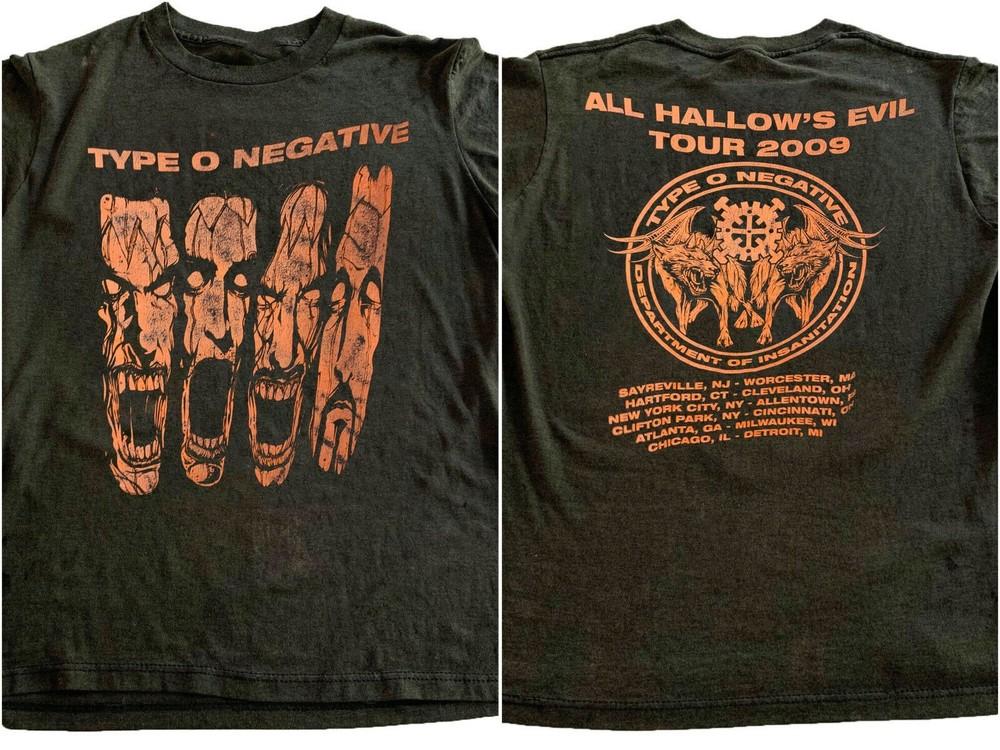 

Type O Negative band 90s 2 sided Black Short Sleeve T shirt vtg NH27724 Unisex T-Shirt XXL