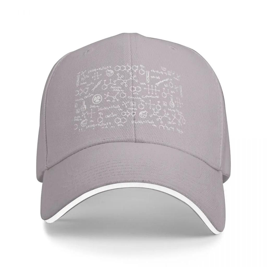 Science Chemistry Pattern Baseball Cap Golf Custom Hat Girl Mens