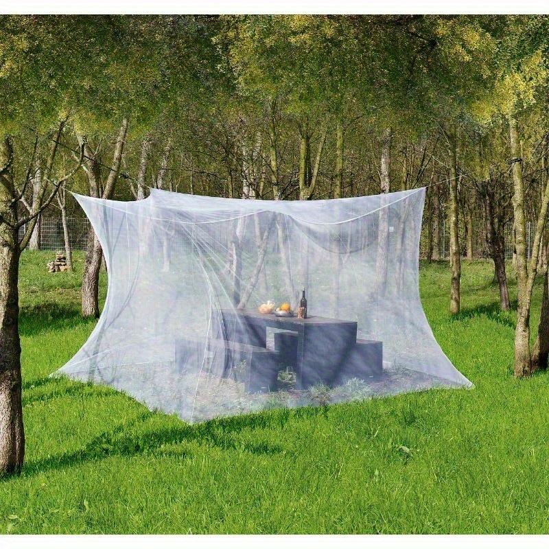 Large Camping Mosquito Net - Easy Setup, Portable & Breathable, Drawstring Closure, Sturdy for Outdoor Patio, Backyard, Picnic
