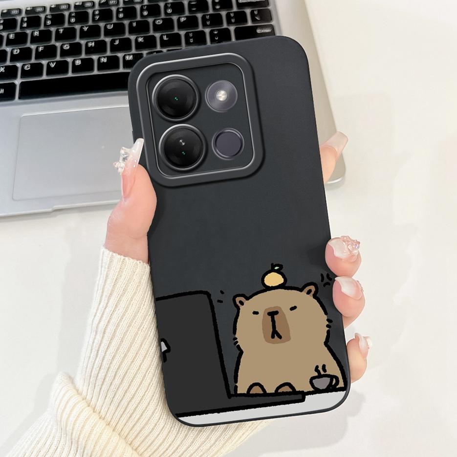 For Infinix Smart 7 HD Case X6516 Cute Funny Cartoon Cover Soft TPU Phone Case For Infinix Smart 7 Plus Smart7 X6515 Fundas Capa