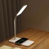 LED Booking Light USB Wireless Charger LED Desk Lamp Port Bedside Touch Dimmable Eye-Caring for Desktop Reading Home Night Lamp
