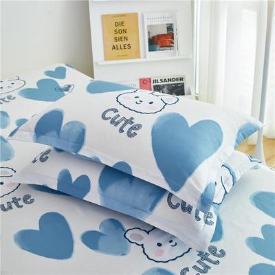 Spot Cartoon Print Pure Cotton Skin-Friendly Modern Pillowcase