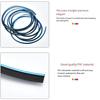 5M Car Interior Decorative Strips Electroplated Car Trim Strip Kit DIY Decoration Flexible Strips Molding Auto Styling Strips