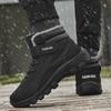 Men Boots Waterproof Winter Shoes Warm Plush Men Snow Boots Non-slip Winter Cotton Men's Ankle Winter Size 38-46