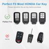 OFFWEGO Key Fob Cover for Honda Accord Civic CRV Pilot Ridgeline Odyssey Soft TPU Key Case Protection for Honda Smart Protector Remote Start Key,