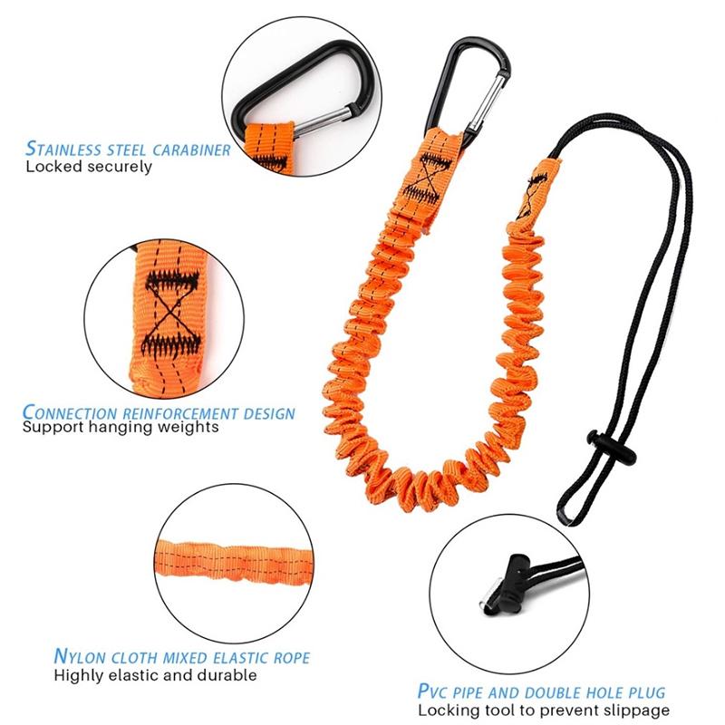 Outdoor Fall Prevention Tools, Fall Prevention Ropes, Retractable Elastic Fall Prevention Ropes, Safety Ropes