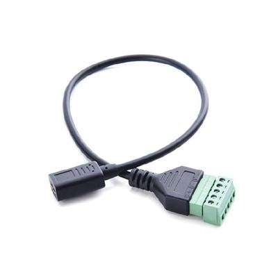 PVC Cable Type C USB Female To 5 Pin Screw Terminal Cable for Smooth  Integration with Various 5V Electronic Devices