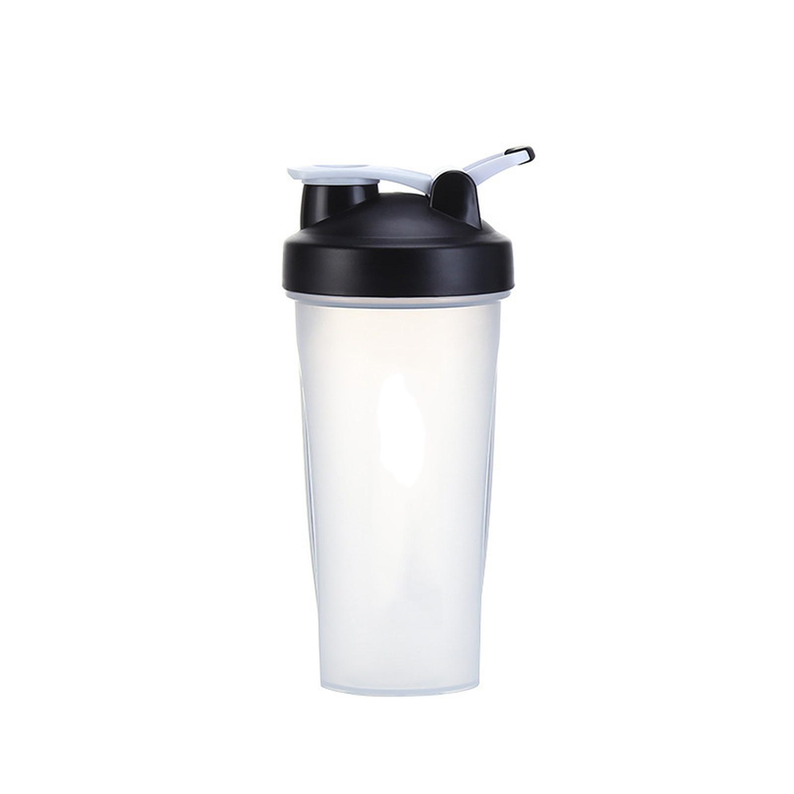 

Large Capacity Shaker Bottle Portable Fitness Water Cup for Protein Powder one size чёрный