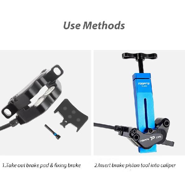 Bicycle Bike Caliper Hydraulic Brake Piston Press Maintenance Repair Tool Reset Retracting Brake Caliper for SHIMANO/SRAM