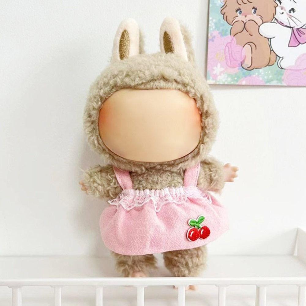 

Юбка для куклы ручной работы Лабубу Мини-одежда с наполнителем Time To Chill Одежда Лабубу для куклы Лабубу 17 см